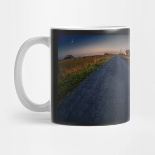 Rural Road Landscape at Sunset Mug